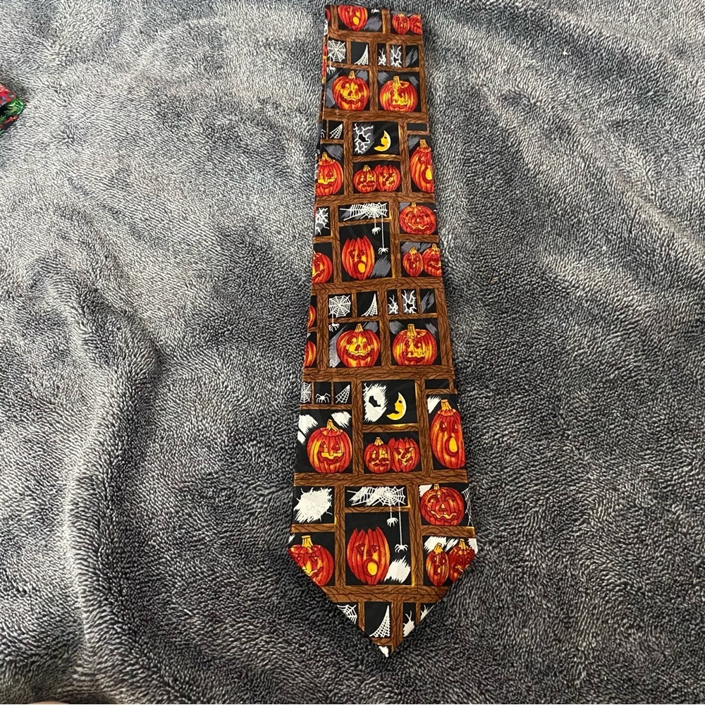 Halloween Pumpkin Necktie
